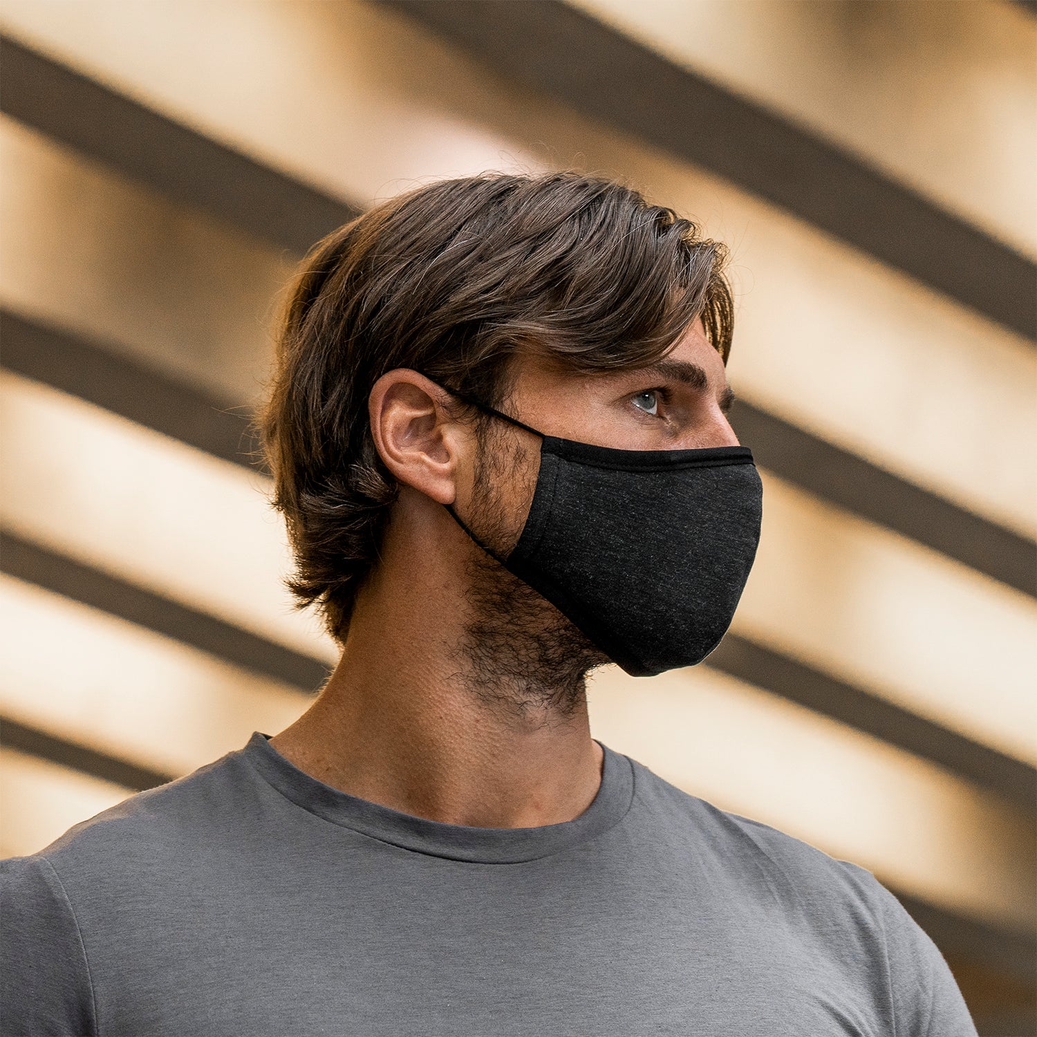 Silver Mask - Premium Three Layer Face Masks - BeClothed